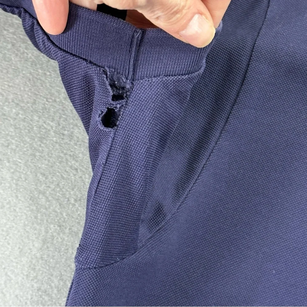 Polo Ralph Lauren Classic Fit Cotton Mesh Polo Shirt Large Navy Multicolor Pony
